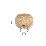 Table lamp BOHO BITAVIA MINI 1xE27 Kobi Design KOBI-001479 SpectrumLED