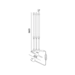 LED növénynevelő lámpa LED VITARO 3 csiptetős 10W – Kobi Design KOBI-001513 KOBI