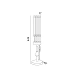 LED növénynevelő lámpa LED VITARO 4 ST MINI 10W – Kobi Design KOBI-001516 KOBI