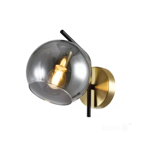 Wall lamp GLOBE ELEGANCE SMOKE K 1xE14 Kobi Design KOBI-001524 KOBI
