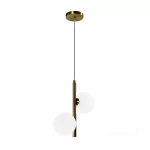 Hanging lamp GLOBE ELEGANCE GOLD S2 2xG9 Kobi  Design KOBI-001538 KOBI