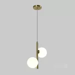 Hanging lamp GLOBE ELEGANCE GOLD S2 2xG9 Kobi  Design KOBI-001538 KOBI