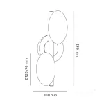 Wall lamp ELIPSE ELEGANCE K 2xG9 Kobi Design KOBI-001541 KOBI