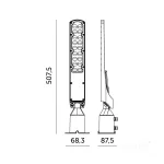 Street light LED CYOTO 50W 4000K IP65 Kobi Premium