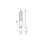 Street lamp LED CYOTO 100W 4000K LX Kobi Premium KOBI-001580 KOBI