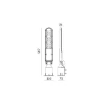 Street lamp LED CYOTO 50W 4000K LX Kobi Premium KOBI-001581 KOBI