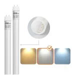 Set HERMETIC 2x120 + LED T8 18W 4000K IP65 Kobi KOBI-001599 KOBI