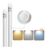 Set HERMETIC 2x120 + LED T8 18W 6500K IP65 Kobi KOBI-001600 KOBI