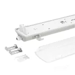 Waterproof fixture HERMIC 2x120 IP65 Kobi