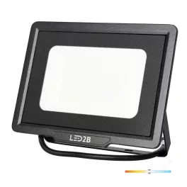   MH LED-reflektor, 120°, IP65, 100 W, Természetes fehér, fekete KOBI-001638 KOBI