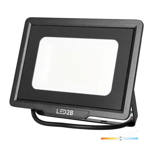 MH LED-reflektor, 120°, IP65, 100 W, Természetes fehér, fekete KOBI-001638 KOBI