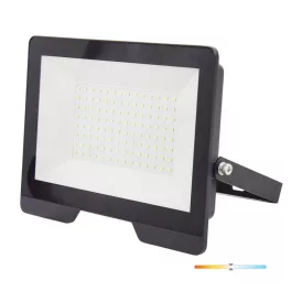   MH LED-reflektor, 110°, IP65, 100 W, Természetes fehér, fekete