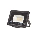 MH LED-reflektor, 120°, IP65, 10 W, Meleg fehér, fekete KOBI-001642 KOBI