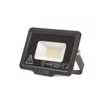 MH LED-reflektor, 120°, IP65, 10 W, Meleg fehér, fekete