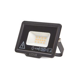   MH LED-reflektor, 120°, IP65, 10 W, Meleg fehér, fekete KOBI-001642 KOBI