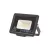 MH LED-reflektor, 120°, IP65, 10 W, Meleg fehér, fekete