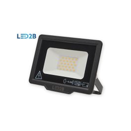   MH LED-reflektor, 120°, IP65, 20 W, Meleg fehér, fekete KOBI-001647 KOBI