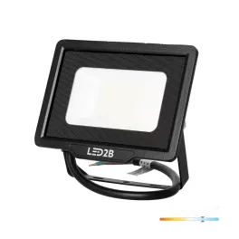   MH LED-reflektor, 120°, IP65, 20 W, Hideg fehér, fekete KOBI-001650 SpectrumLED