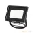 MH LED-reflektor, 120°, IP65, 20 W, Hideg fehér, fekete