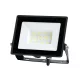 MH LED-reflektor, 120°, IP65, 30 W, Természetes fehér, fekete
