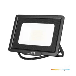   MH LED-reflektor, 120°, IP65, 30 W, Hideg fehér, fekete KOBI-001655 KOBI
