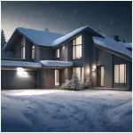 MH LED-reflektor, 120°, IP65, 30 W, Hideg fehér, fekete