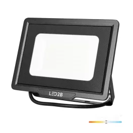   MH LED-reflektor, 120°, IP65, 50 W, Természetes fehér, fekete