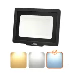 MH LED-reflektor, 120°, IP65, 50 W, Hideg fehér, fekete KOBI-001660 SpectrumLED