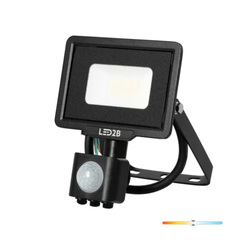 MHC LED-reflektor, 120°, IP65, 10 W, Természetes fehér, fekete KOBI-001664 SpectrumLED