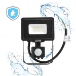 MHC LED-reflektor, 120°, IP65, 10 W, Természetes fehér, fekete KOBI-001664 SpectrumLED