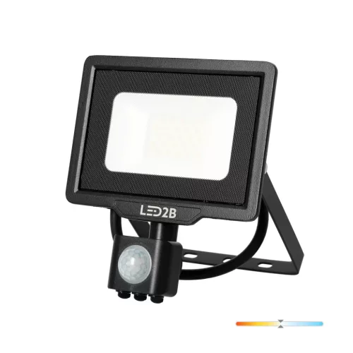 MHC LED-reflektor, 120°, IP65, 20 W, Természetes fehér, fekete KOBI-001669 KOBI