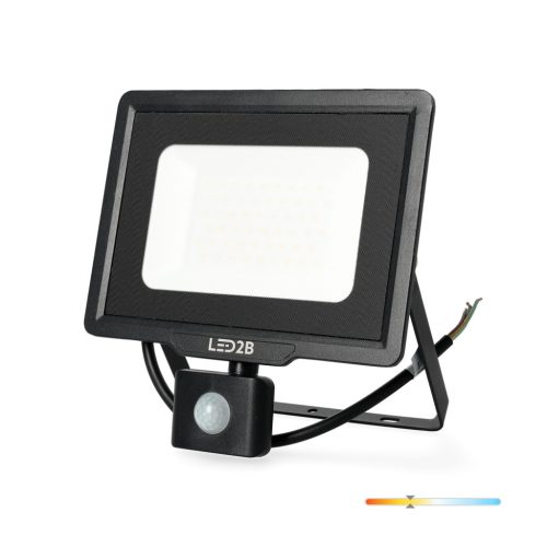 MHC LED-reflektor, 120°, IP44, 50 W, Meleg fehér, fekete KOBI-001678 SpectrumLED