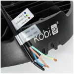 KOBI KOBI-001713, NINA Csarnokvilágító, 110°, IP65, IK07, 200 W, szabályozható, Természetes fehér, fekete