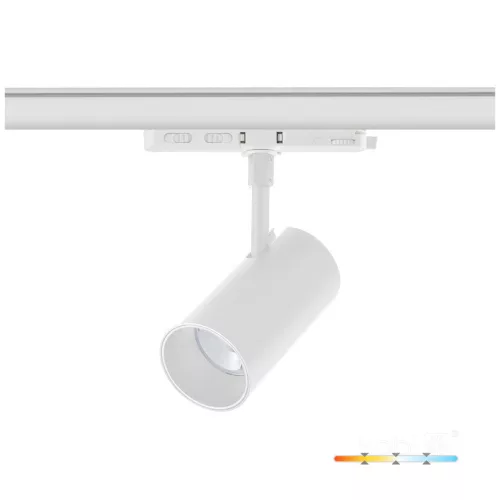 NEXTRACK CORE háromfázisú sínes lámpa, 20W, 36°, CRI 90, Szabályozható színhőmérséklet, Fehér KOBI-001722 SpectrumLED