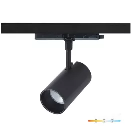   NEXTRACK CORE háromfázisú sínes lámpa, 35W, 36°, CRI 90, Szabályozható színhőmérséklet, Fekete KOBI-001725 SpectrumLED