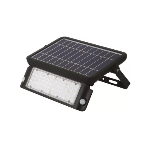MHC napelemes LED-reflektor, 90°, IP65, 10 W, Természetes fehér, fekete KOBI-001805 SpectrumLED