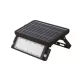 MHC napelemes LED-reflektor, 90°, IP65, 10 W, Természetes fehér, fekete