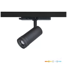   NEXTRACK VISION háromfázisú sínes lámpa, 10W, 10/60°, CRI 90, Szabályozható színhőmérséklet, Fekete KOBI-001825 SpectrumLED