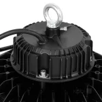 RIO PRO Csarnokvilágító, 120°, IP66, IK10, 100 W, Természetes fehér, fekete, 5 év garancia