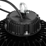 RIO PRO Csarnokvilágító, 120°, IP66, IK10, 150 W, Természetes fehér, fekete, 5 év garancia KOBI-001841 KOBI