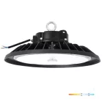 RIO PRO Csarnokvilágító, 120°, IP66, IK10, 200 W, Szabályozható színhőmérséklet, fekete, 5 év garancia KOBI-001842 SpectrumLED