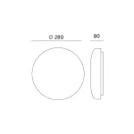 Ceiling lamp LED SOFI 13W 4000K LX  Kobi Premium KOBI-001864 KOBI