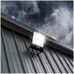 US LED-reflektor, 60°, IP65, 300 W, Természetes fehér, fekete