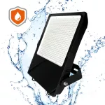US LED-reflektor, 60°, IP66, 500 W, Természetes fehér, fekete KOBI-001869 KOBI