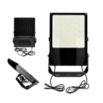 US LED-reflektor, 60°, IP66, 500 W, Természetes fehér, fekete