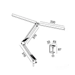 Table lamp LED TENUIX DUO 28W 3CCT black LED2B KOBI-001973 KOBI
