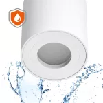 Downlight AQUARIUS 1xGU10 round IP44 white Kobi KOBI-002002 SpectrumLED
