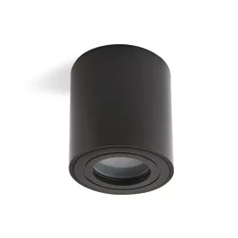  Downlight AQUARIUS 1xGU10 round IP44 black Kobi KOBI-002004 KOBI