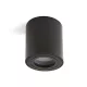 Downlight AQUARIUS 1xGU10 round IP44 black Kobi KOBI-002004 KOBI