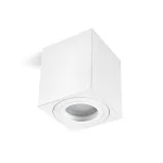 Downlight AQUARIUS 1xGU10 square IP44 white Kobi KOBI-002005 KOBI